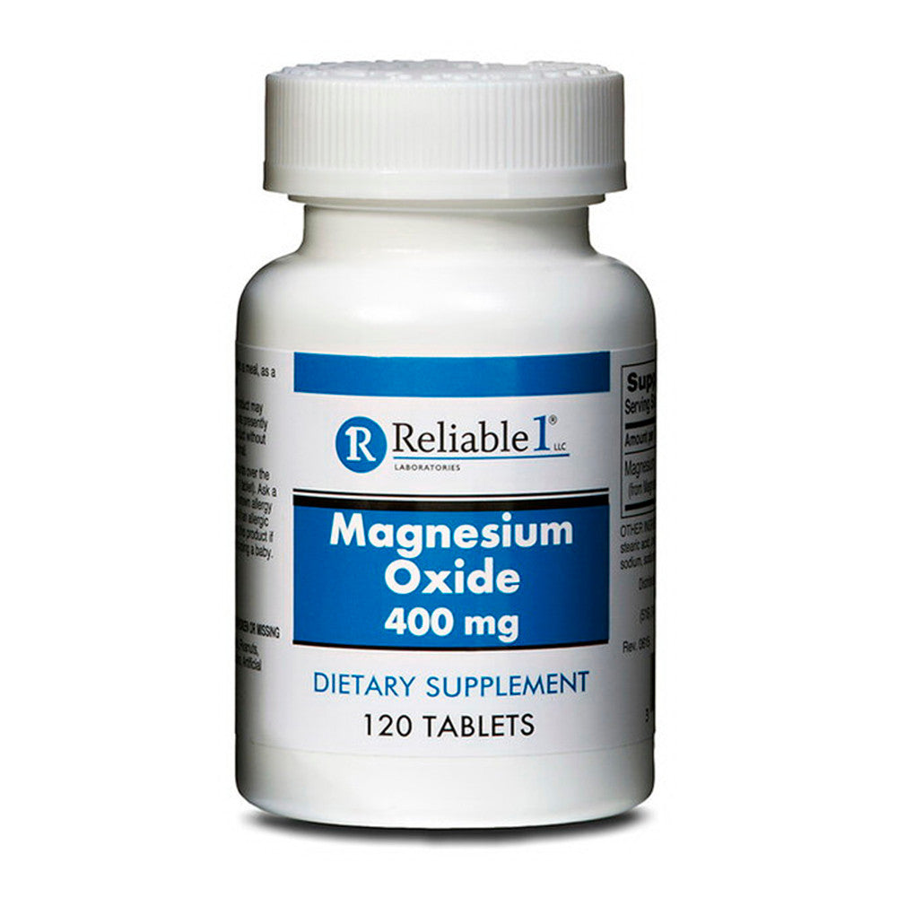 Reliable 1 Magnesium Oxide 400 mg Tablets, 120 Ea